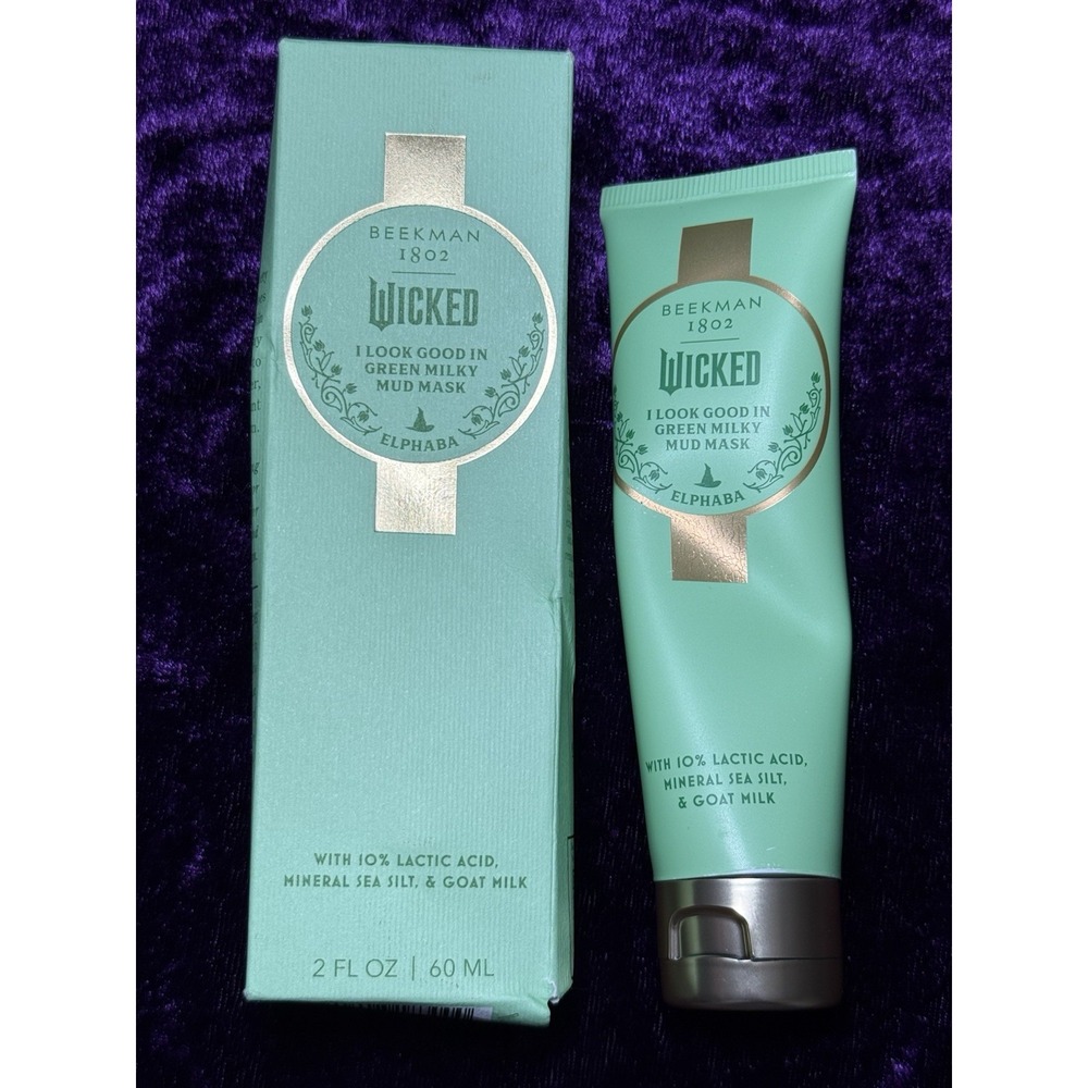 Beekman WICKED Mud Mask ELPHABA I Look Good in Green Milky 2 oz - SEALED